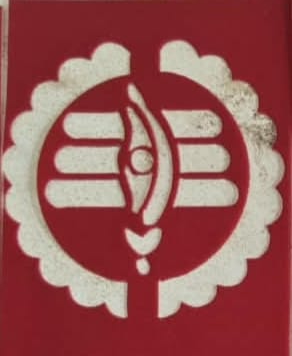 Shree Tilak Chakra Coconut Decoration Stencil - Unikraf