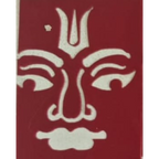 Vishnu Deva Divine Symbol Coconut Decoration Stencil - Unikraf