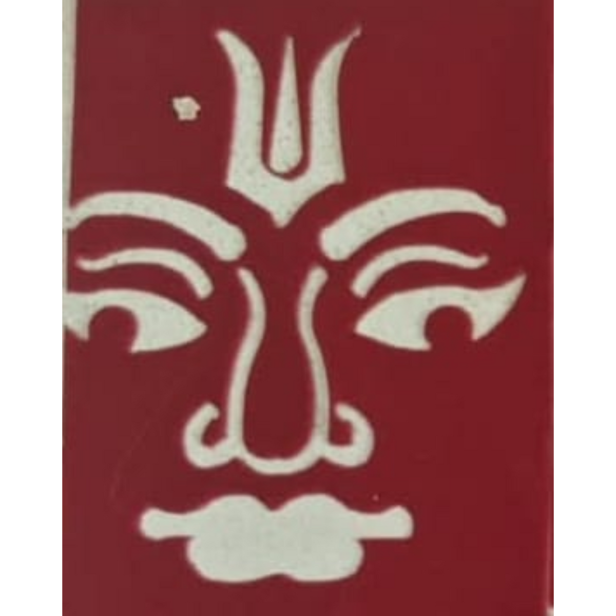 Vishnu Deva Divine Symbol Coconut Decoration Stencil - Unikraf