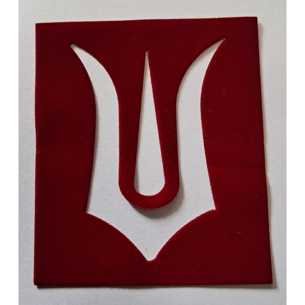 Sri Vaishnava Tilak Coconut Decoration Stencil - Unikraf