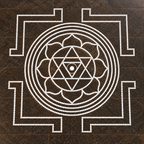 Tripura Sundari Flex Rangoli Stencil – Traditional Yantra Design for Pooja & Festivals | 3 Feet
