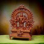 Sacred Copper Srinivasa Perumal Idol – 6 cm, 131 Grams, Handmade Antique Patina Finish, Pack of 1 Piece