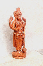 Brown Copper Idols Of God Guruvayurappan, Height 9.5 Cm, 147 Gram, Handmade, Pack Of 1 Piece