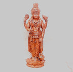 Brown Copper Idols Of God Guruvayurappan, Height 9.5 Cm, 147 Gram, Handmade, Pack Of 1 Piece