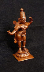 Sacred Copper Lord Rama Idol – 2 Inches, 35 Grams, Handmade Patina Antique Finish, Pack of 1 Piece