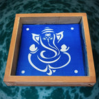 Unikraf  Ganesha Rangoli Stencil Wooden 5×5 Inches Pack of 1 Piece