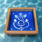 Unikraf  Ganesha Rangoli Stencil Wooden 5×5 Inches Pack of 1 Piece