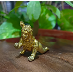 Sacred Lord Panchamukha Hanuman Solid Brass Mini Idol – 2.5 Inches | 135 Grams | Handcrafted Temple Murti | Unikraf