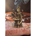 Sacred Lord Varahi   Solid Brass Mini Idol – 3 Inches | 130 Grams  | Handcrafted Temple Murti | Unikraf