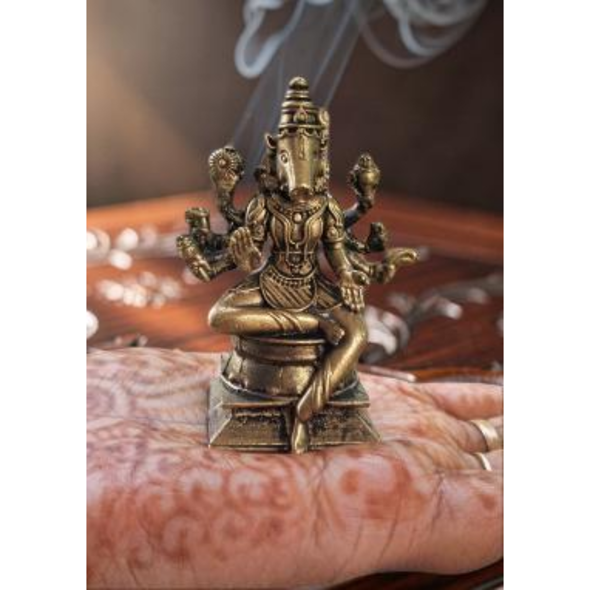 Sacred Lord Varahi   Solid Brass Mini Idol – 3 Inches | 130 Grams  | Handcrafted Temple Murti | Unikraf