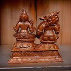 Brownish Copper Idols Of God Lakshmi Bhoo Varaghar, 3.3 Inches, 650G, Patina Antique Finish, Pack Of 1 Piece